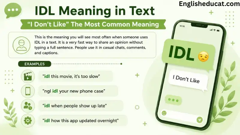 IDL Meaning in Text