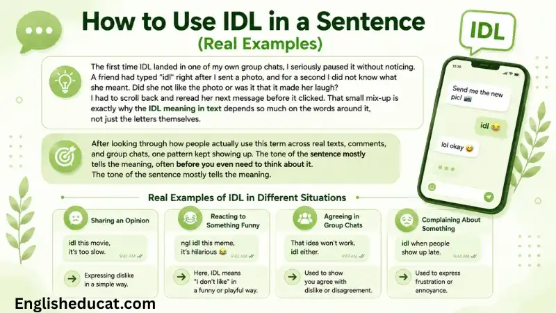 IDL Meaning in Text