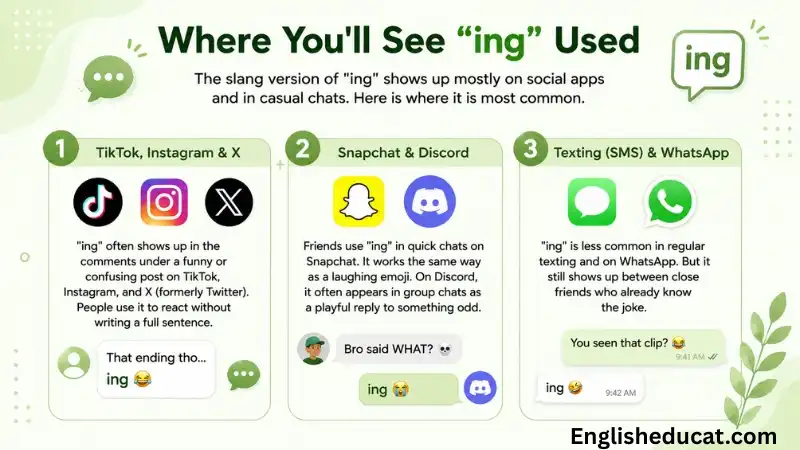 ING Meaning in Text