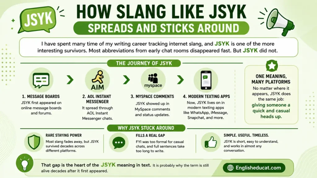 JSYK Meaning in Text