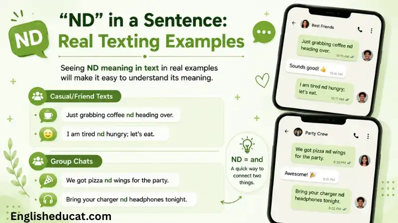 ND Meaning in text