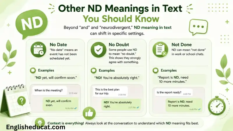 ND Meaning in text