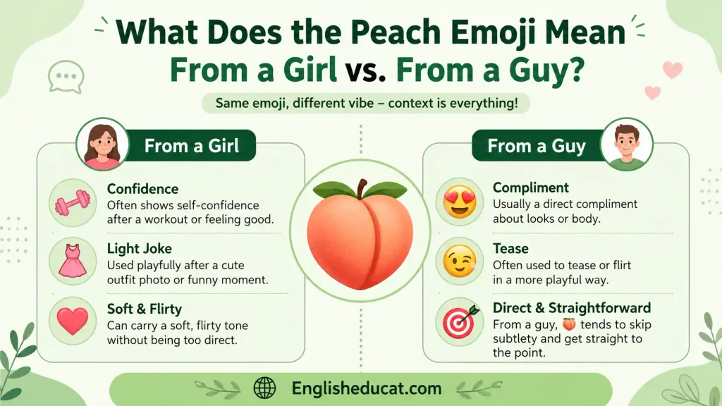 Peach Emoji Meaning in Text