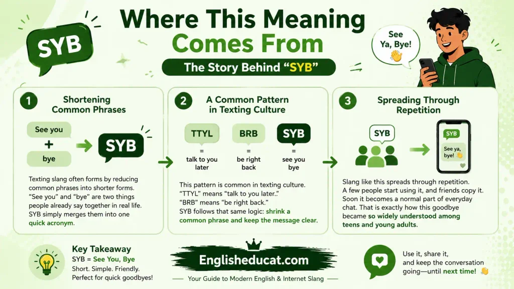 SYB Meaning in Text