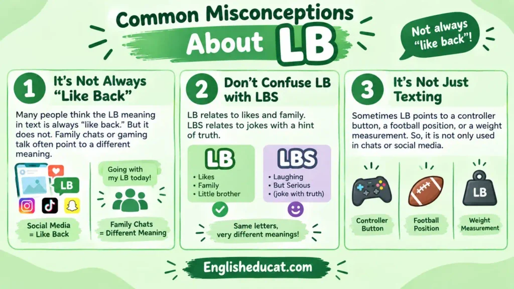 LB Meaning in Text