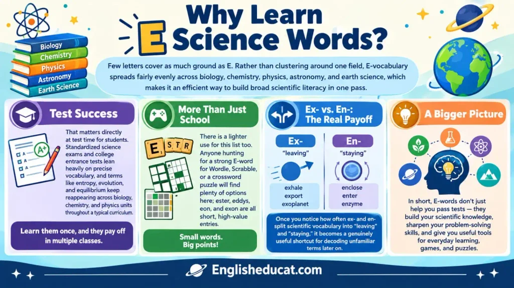 Science Words That Start With E