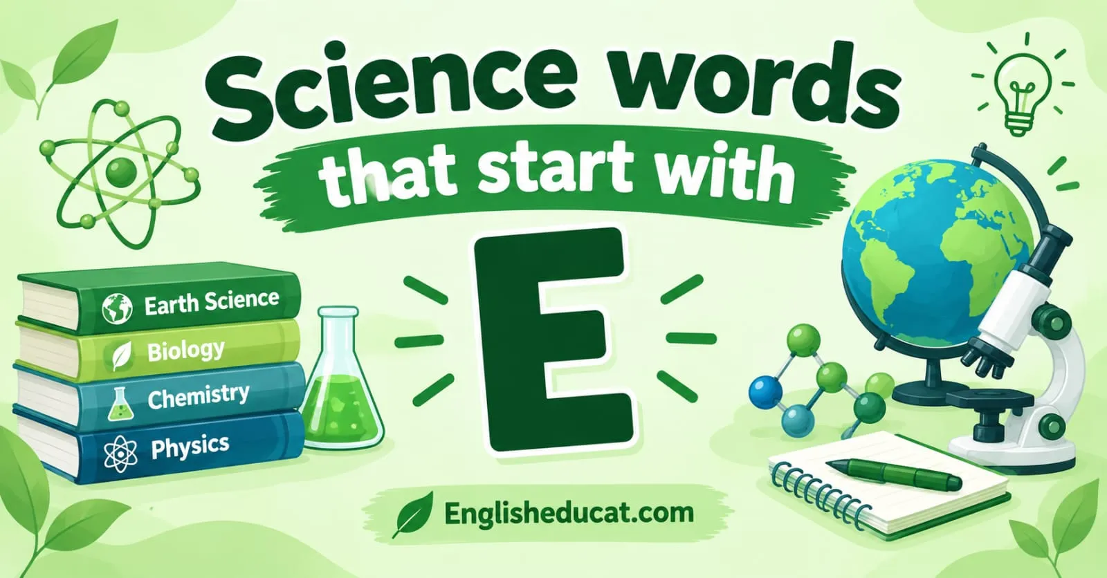 Science Structure Examples Science Words That Start With E: 120+ Terms With Definitions & Examples ...