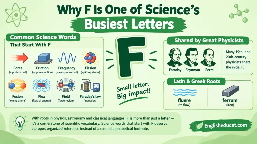 Science Words That Start With F