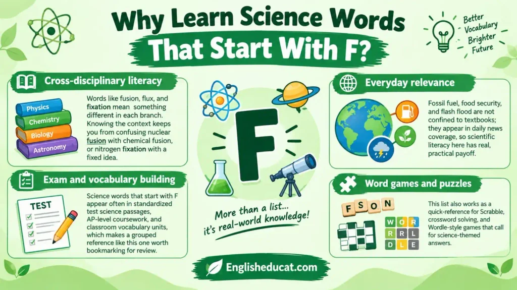 Science Words That Start With F