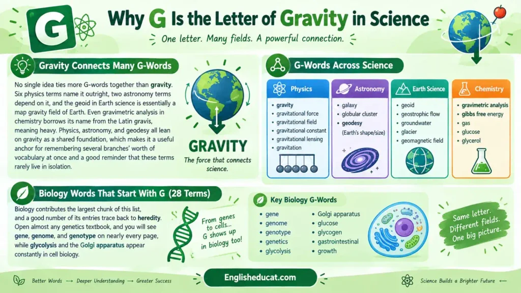 Science Words That Start With G