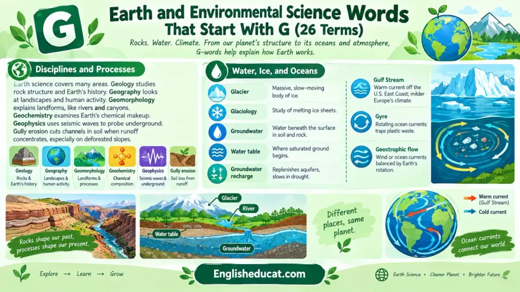 Science Words That Start With G