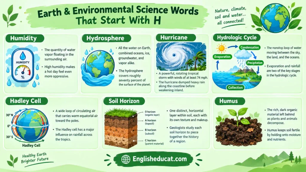 Science Words that start With H