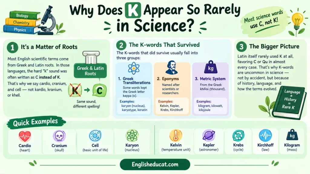 Science Words That Start With K