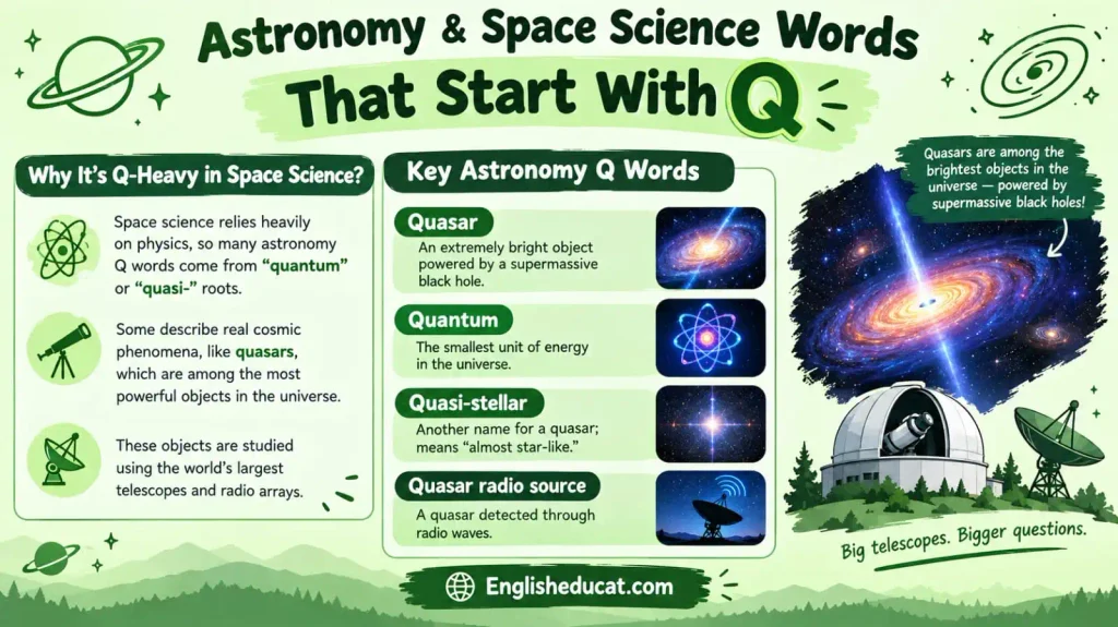 Science Words That Start With Q