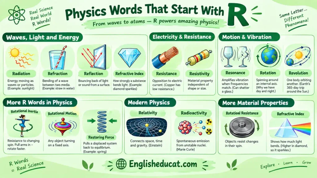 Science Words That Start With R
