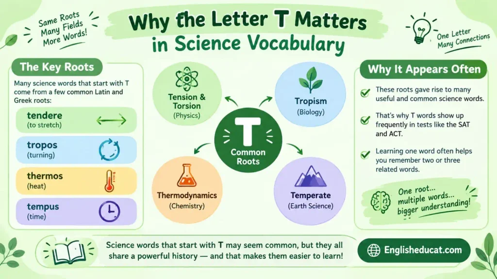 Science Words That Start With T
