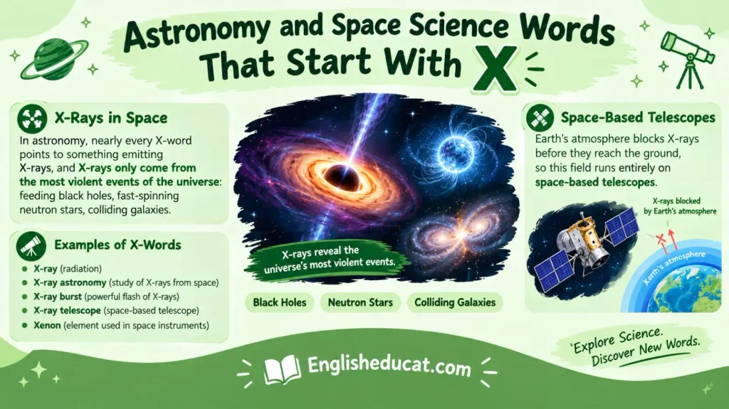 Science Words That Start With X