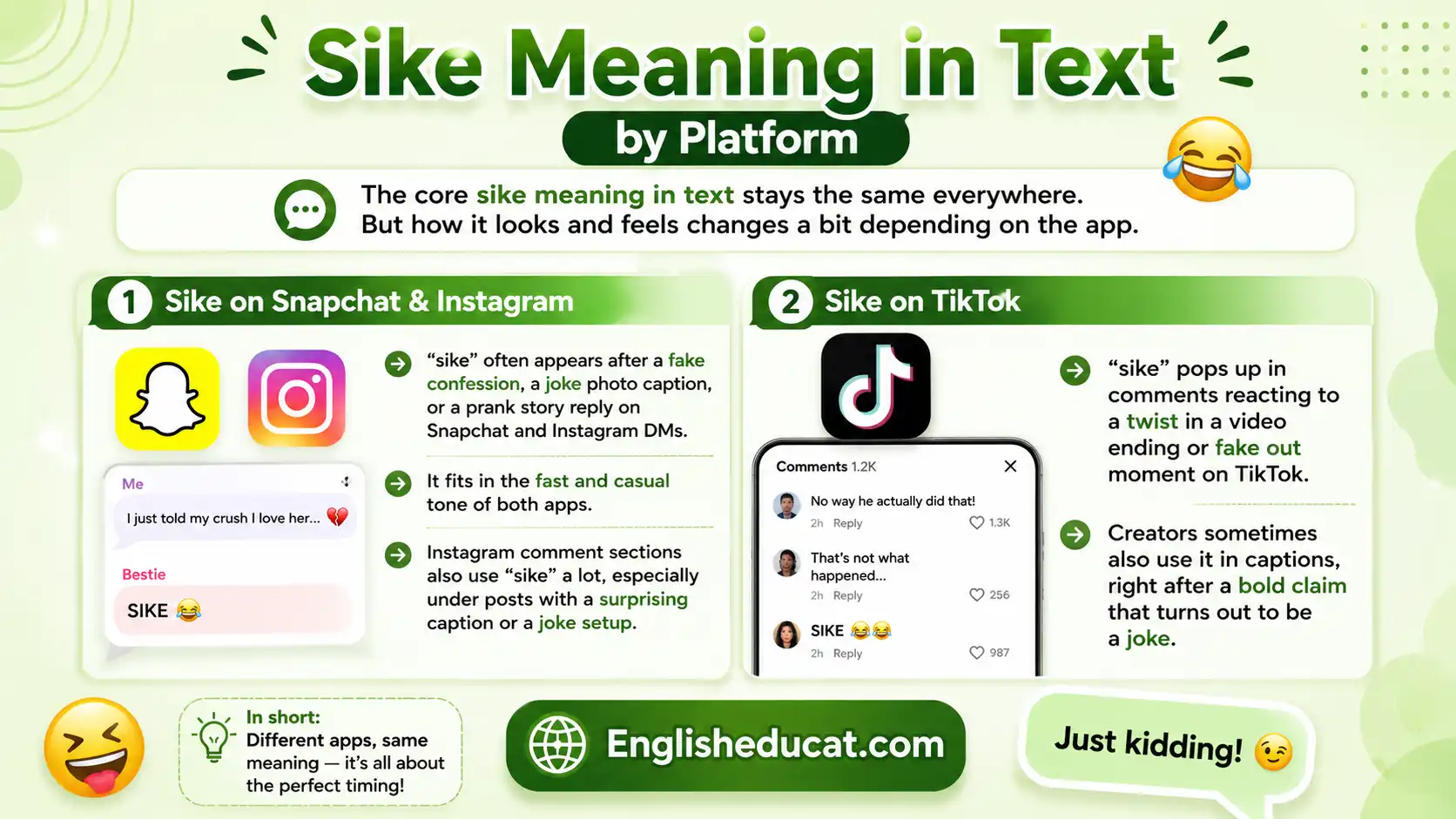 Sike Meaning in Text
