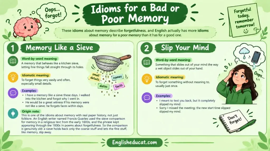 Idioms About Memory