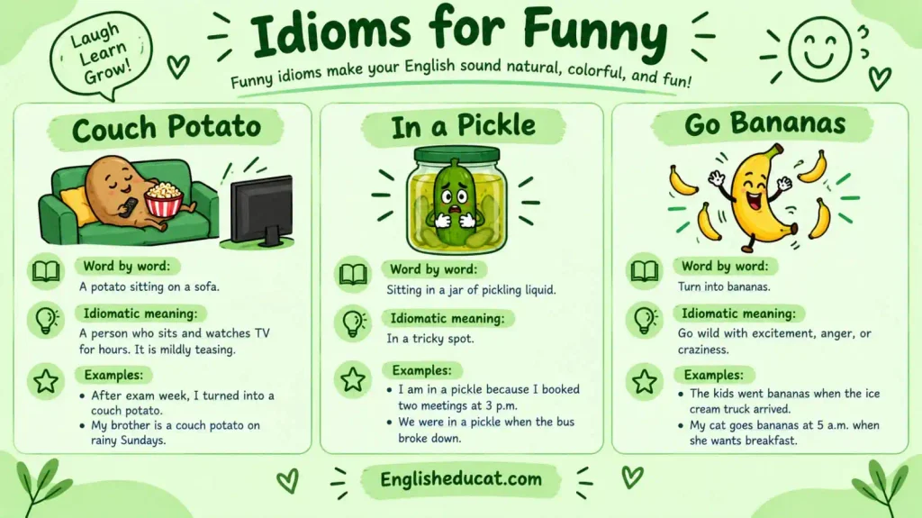 Idioms for Funny