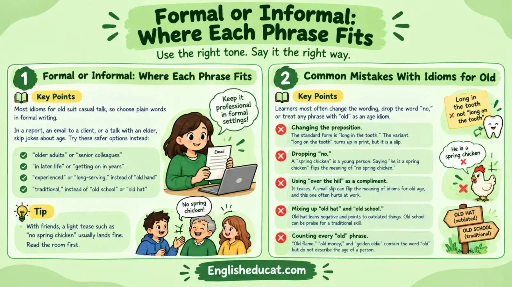 Idioms for Old