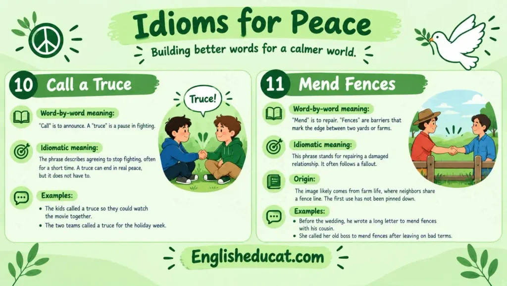 Idioms for Peace