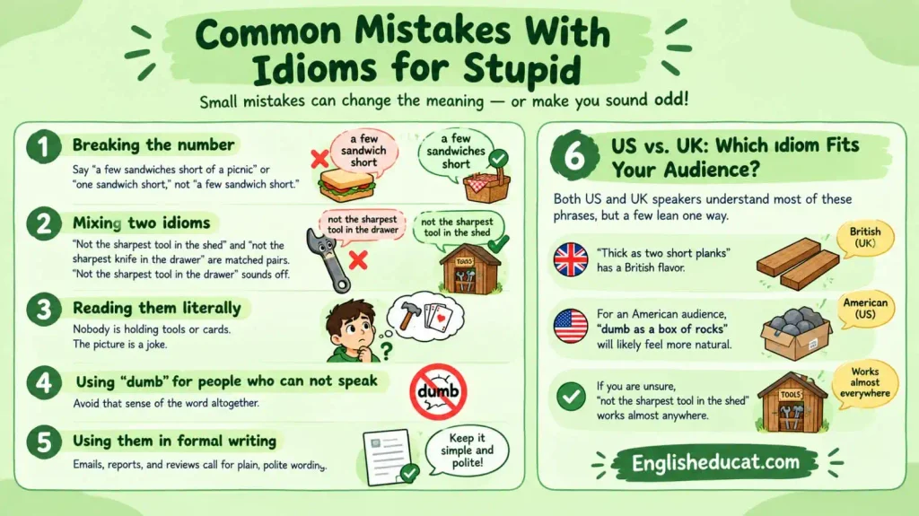 Idioms About Stupid