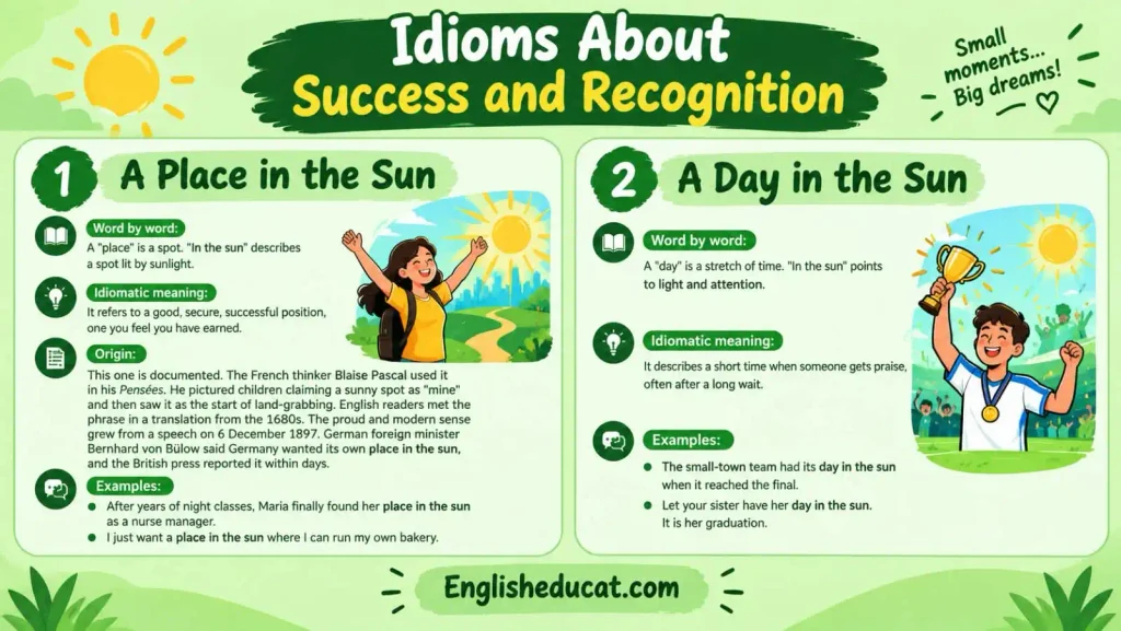 Idioms About Sun