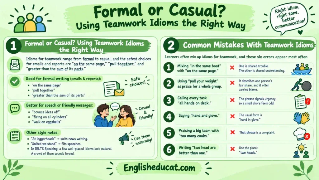 Idioms for Teamwork 
