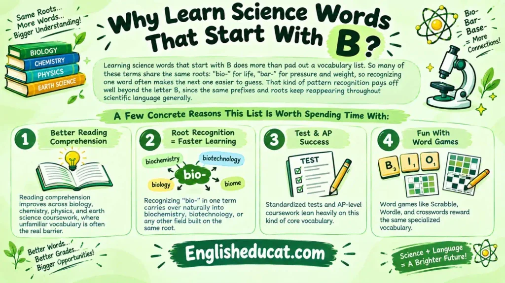 Science Words That Start With B